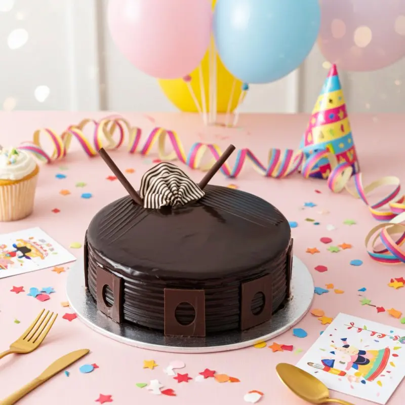book Carnival Noir Chocolate Celebration Cake   by Redheart