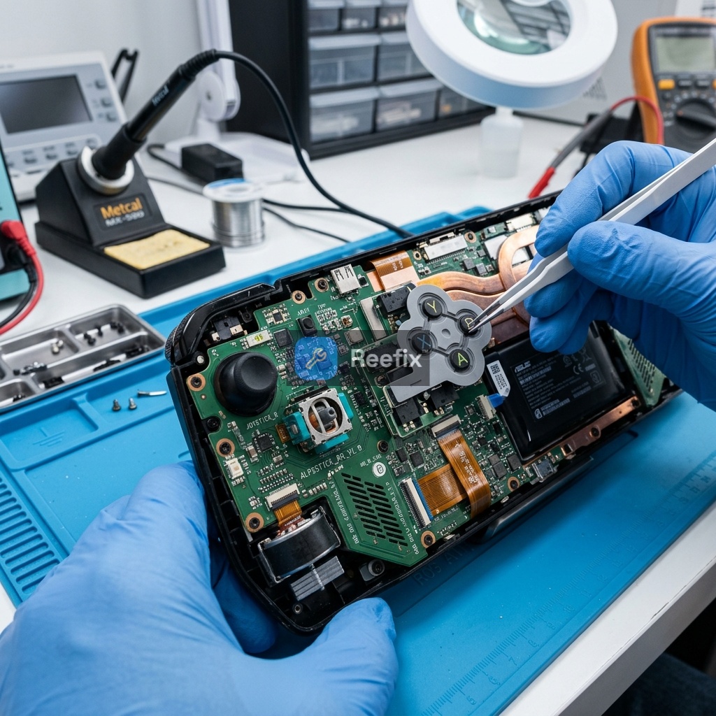 Diagnostic image: ROG Ally X Controls Frozen: Diagnosis and Effective Solutions
