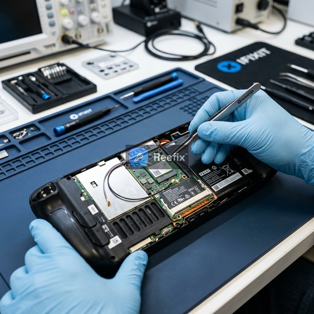 Diagnostic image: Steam Deck LCD: Bluetooth Disconnection - Diagnosis and Solutions