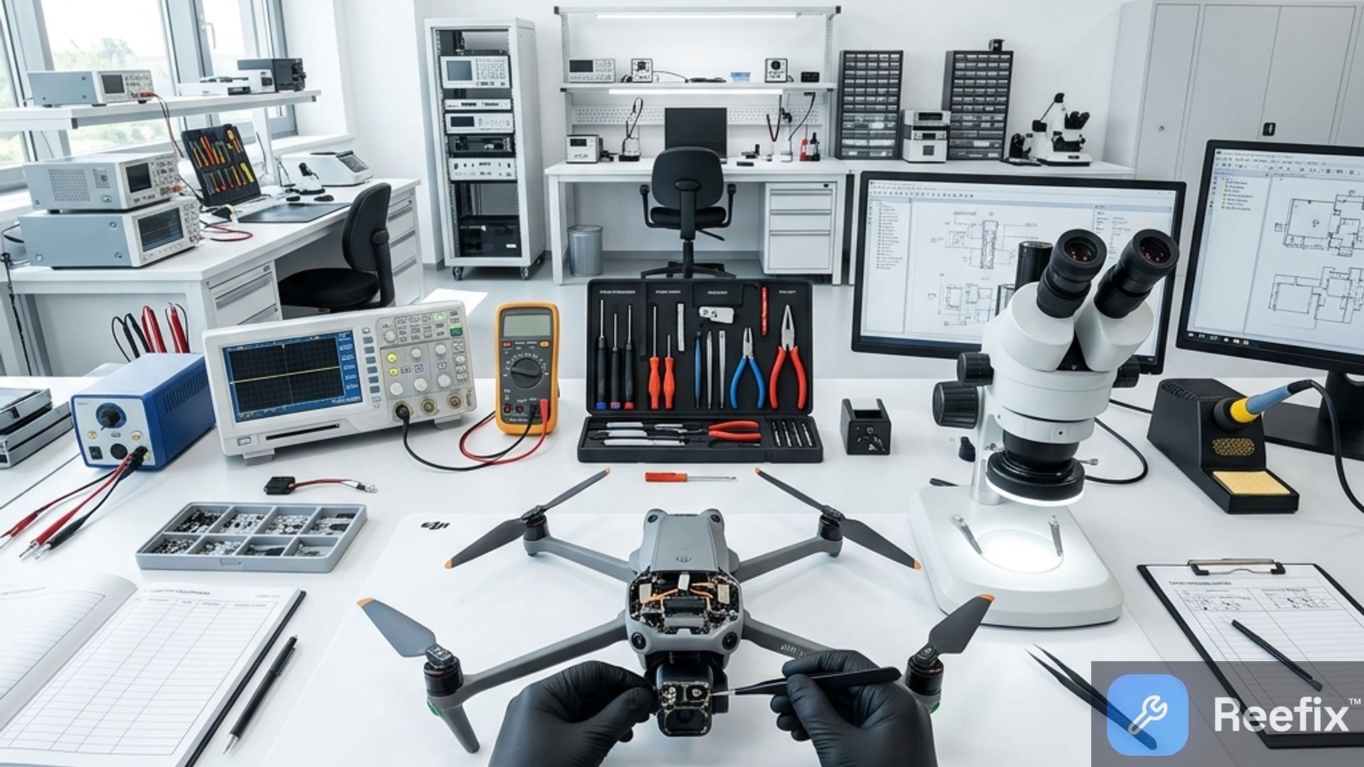 Diagnostic image: DJI Air 3: Anti-collision Sensor Block - Diagnosis