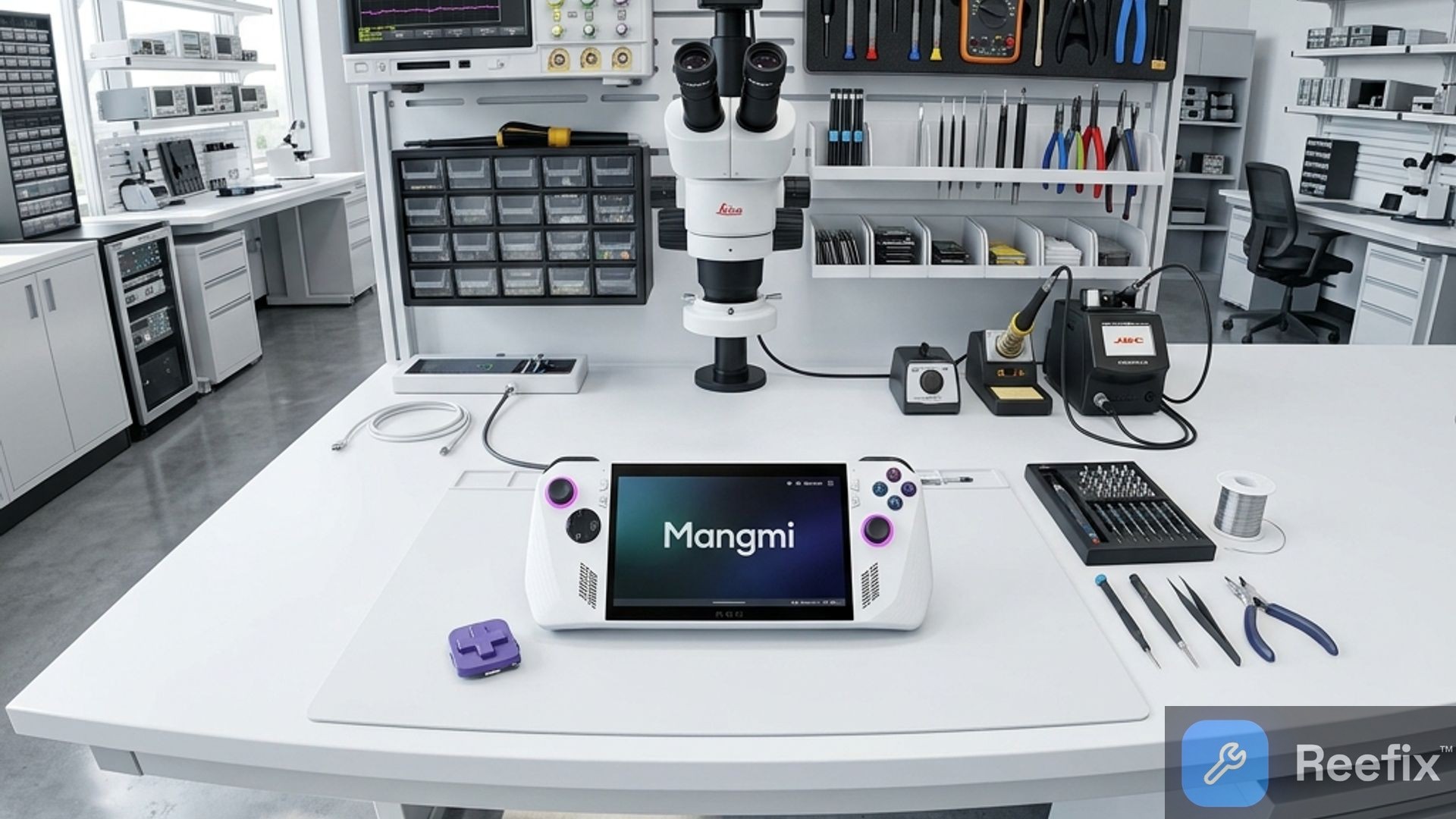 Diagnostic image: MANGMI Pocket Max: Magnetic Module Attachment Issues - Diagnosis