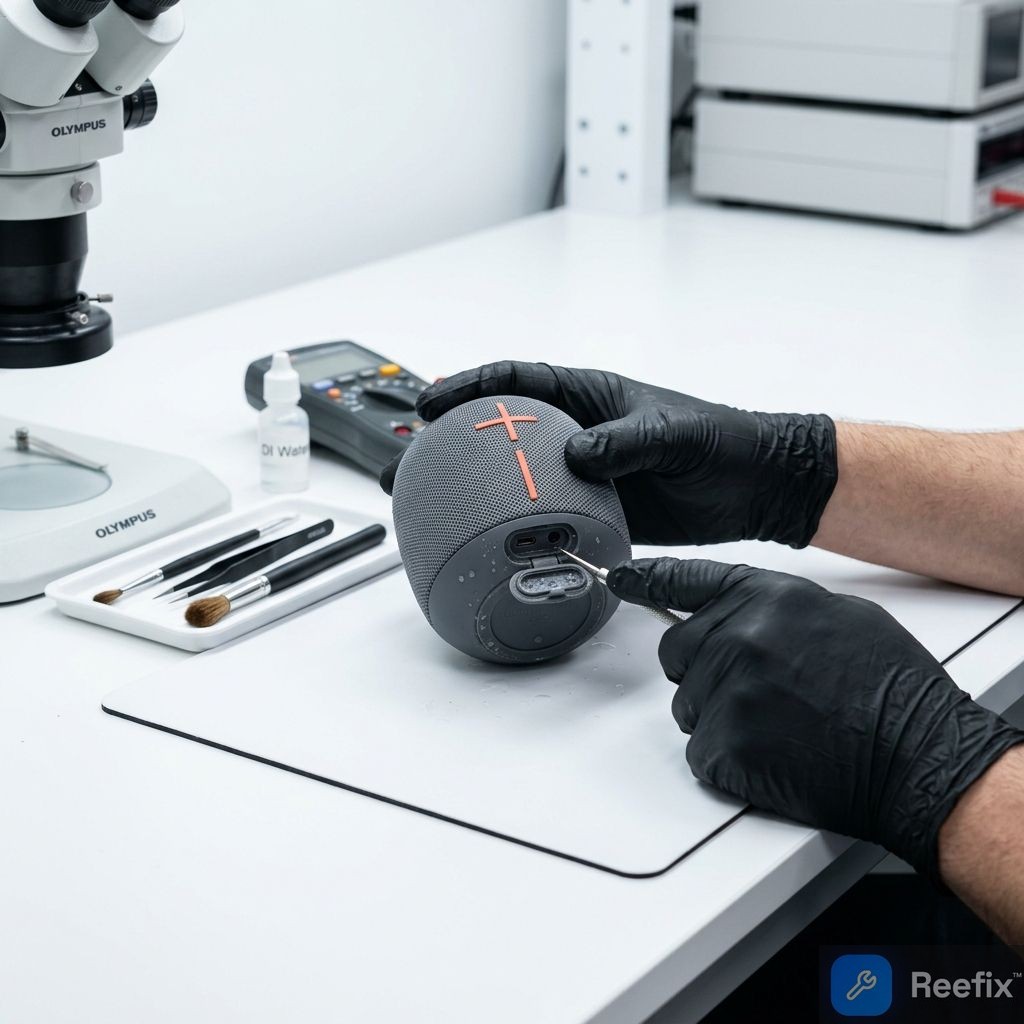 Diagnostic image: Ultimate Ears Wonderboom 3: Water Ingress Repair Diagnosis
