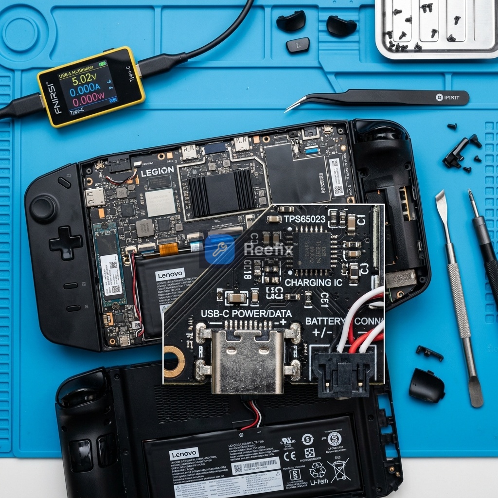 Diagnostic image: Lenovo Legion Go Gen 2: Battery Charging Issue - Diagnosis