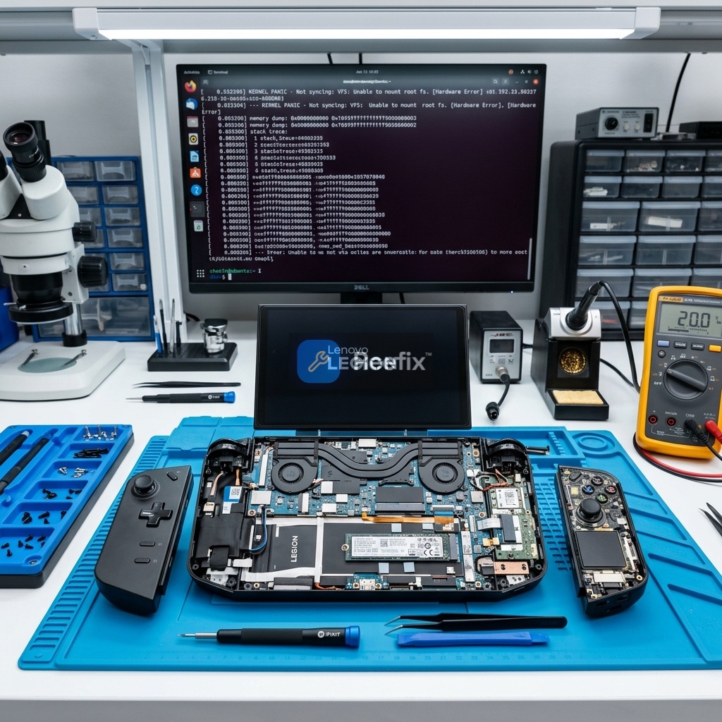 Diagnostic image: Lenovo Legion Go S: SteamOS Failed to Boot - Diagnosis