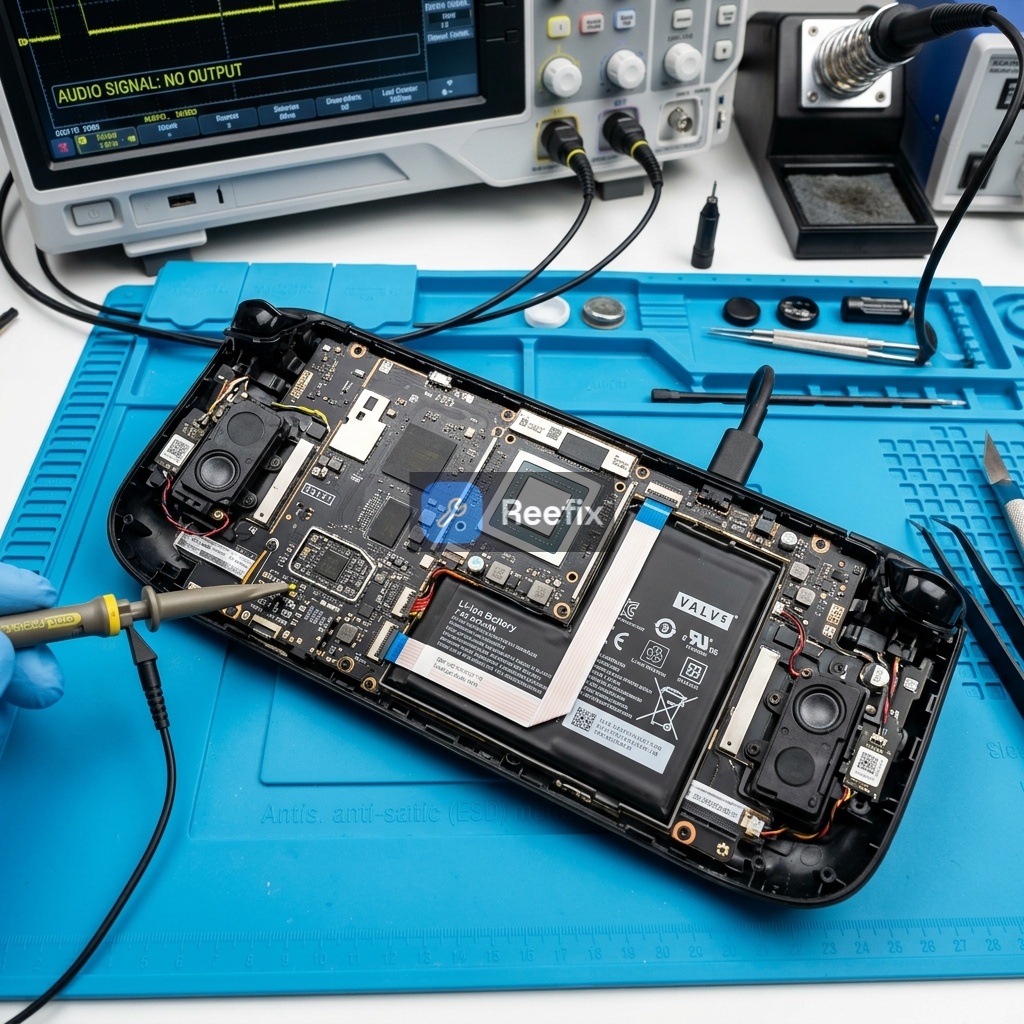 Diagnostic image: Steam Deck OLED: No Audio After Restart - Diagnosis