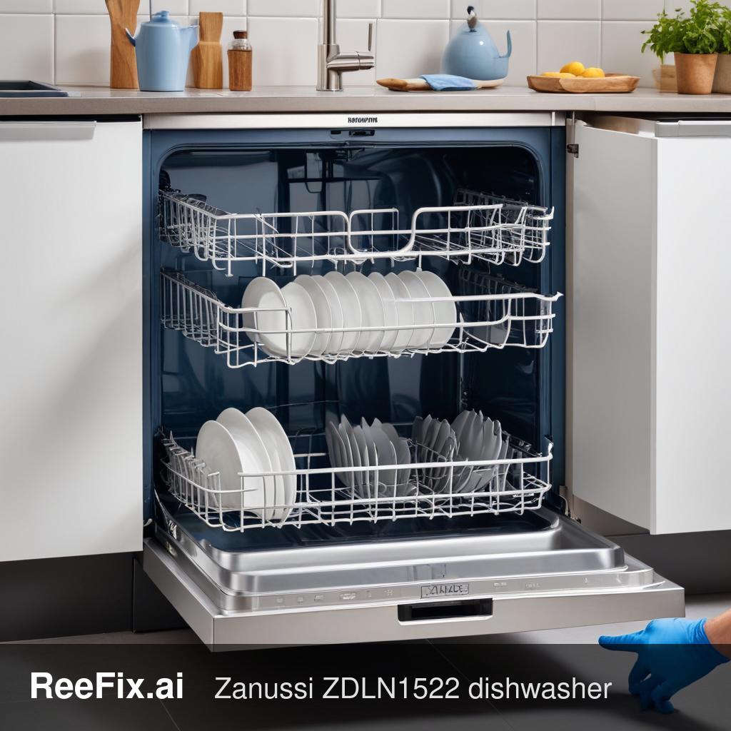 Diagnostic image: Zanussi ZDLN1522 Dishwasher Not Cleaning: Diagnosis and Solution