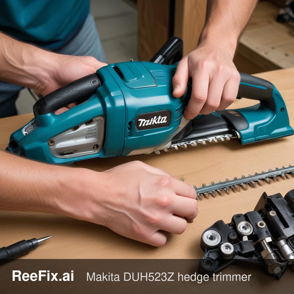 Diagnostic image: Makita DUH523Z Hedge Trimmer Blade Not Moving: Diagnosis Guide