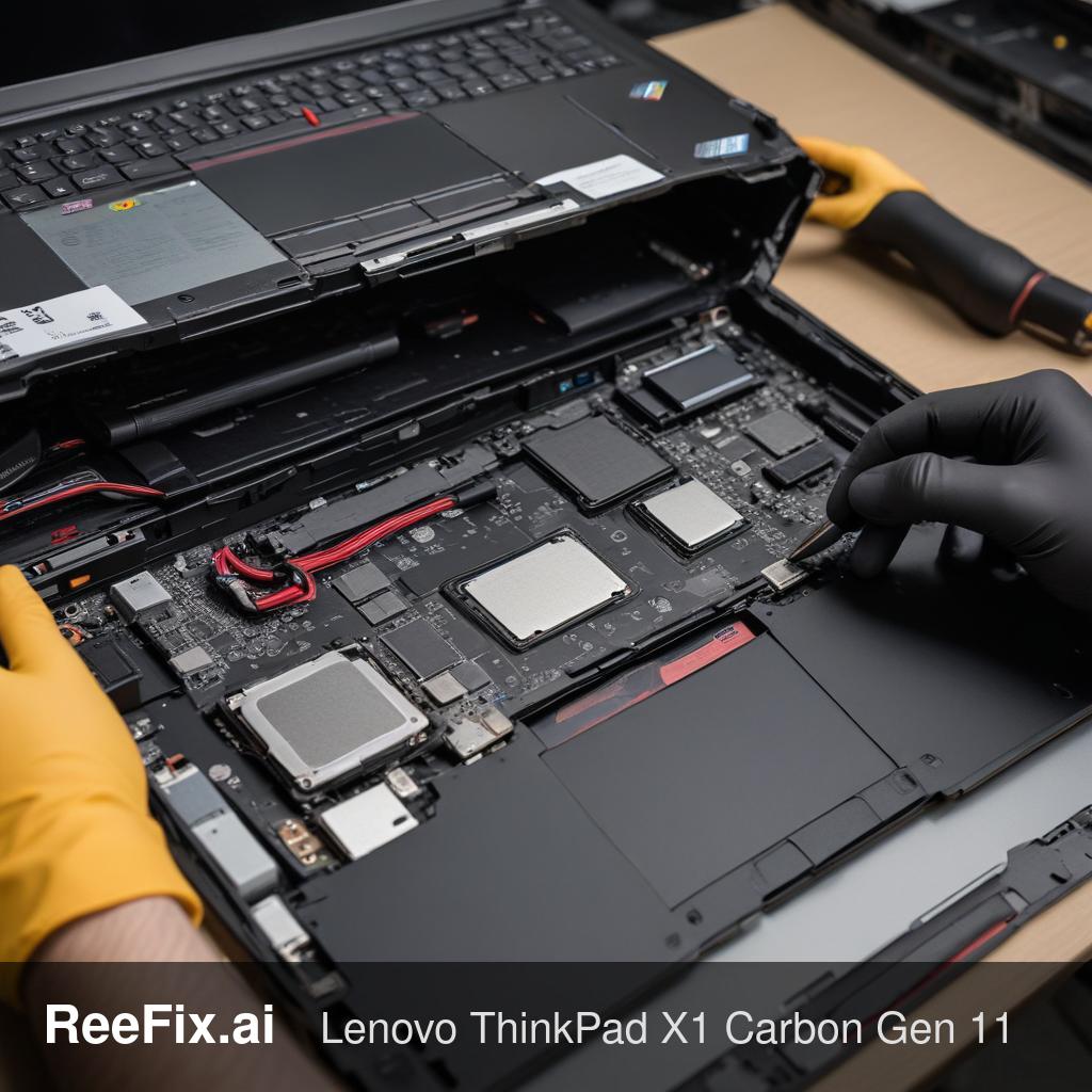 Diagnostic image: Lenovo ThinkPad X1 Carbon Gen 11 Trackpad Click Problem Diagnosis