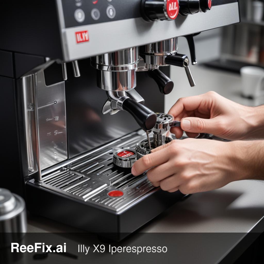 Diagnostic image: Error Diagnosis: Illy X9 Capsule Holder Lever Broken or Stuck