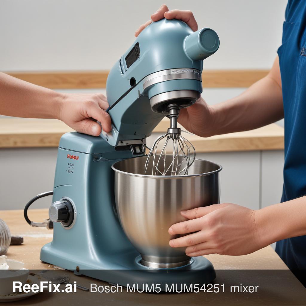 Diagnostic image: Bosch MUM5 MUM54251 Stand Mixer Not Starting: Diagnosis and Solution