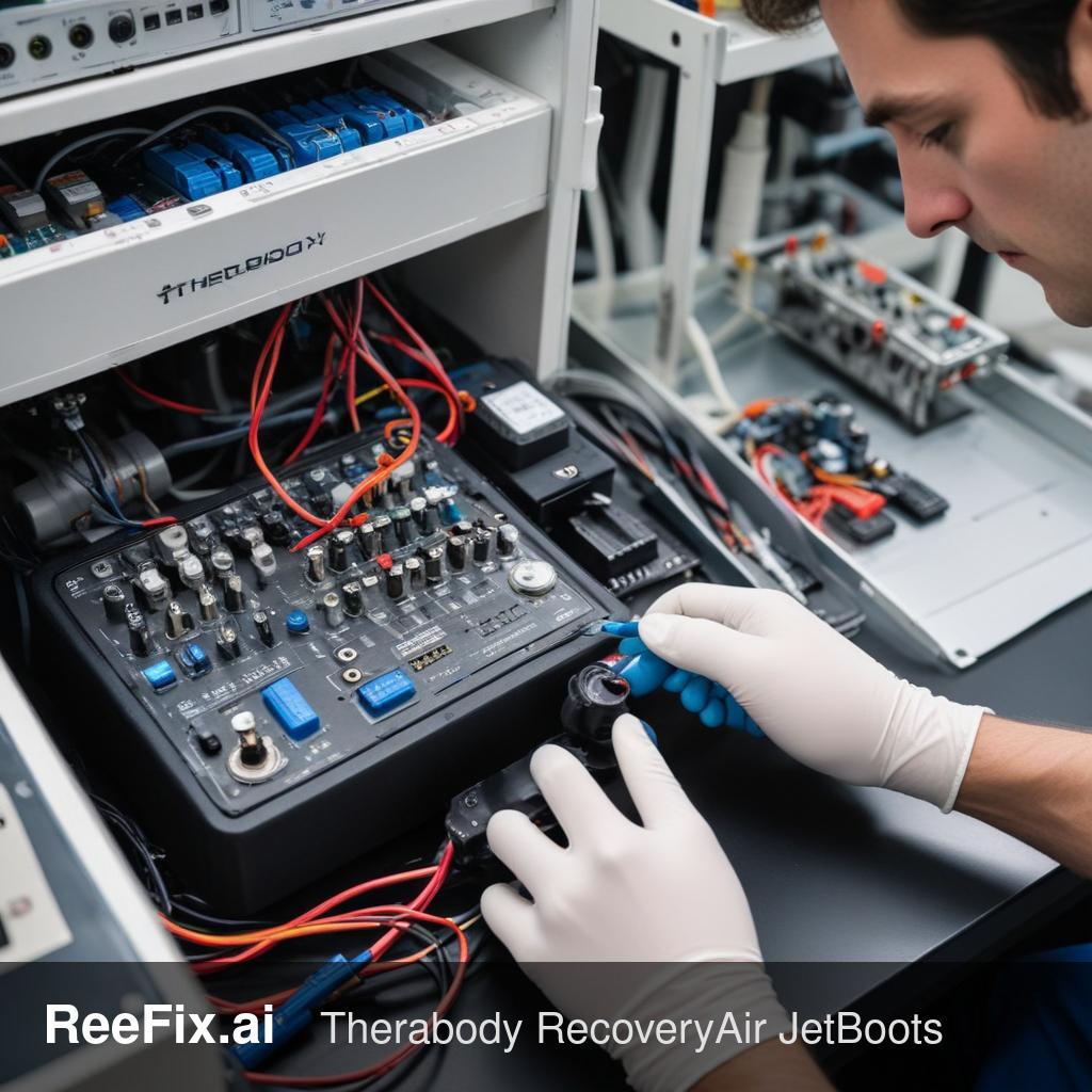 Diagnostic image: Therabody RecoveryAir JetBoots Not Inflating: Diagnosis Guide