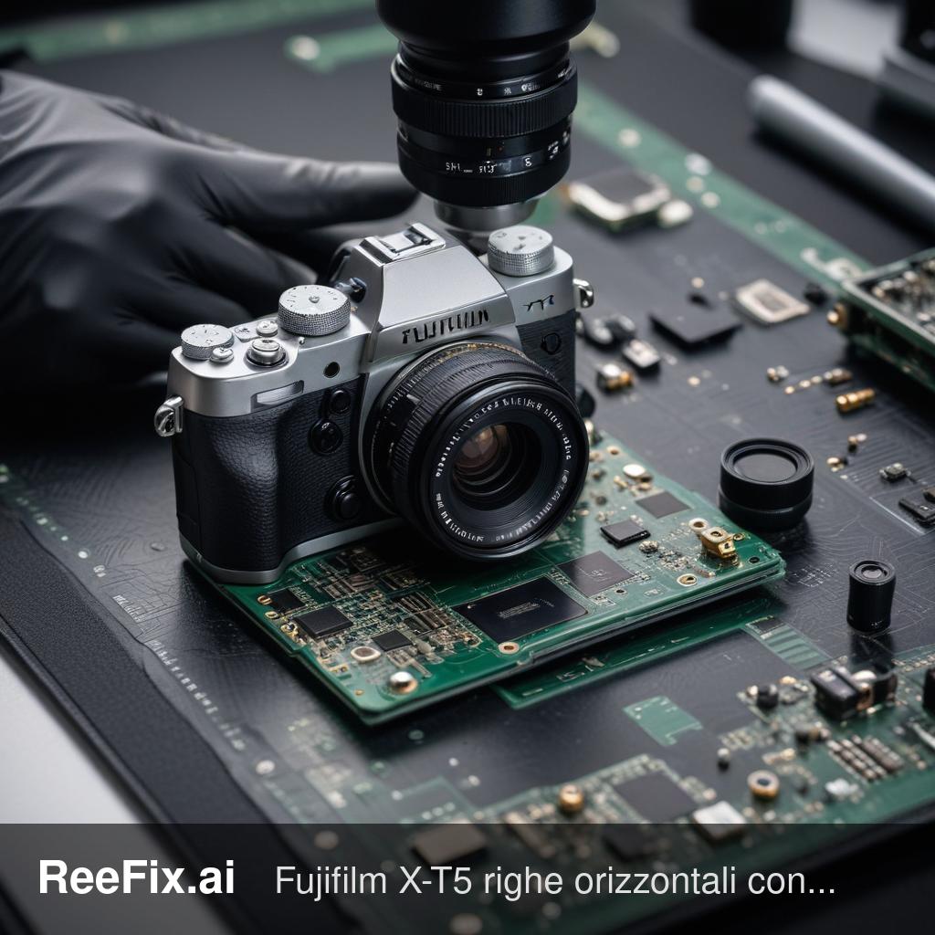 Diagnostic image: Fujifilm X-T5: Horizontal Lines and Rolling Shutter - Diagnosis