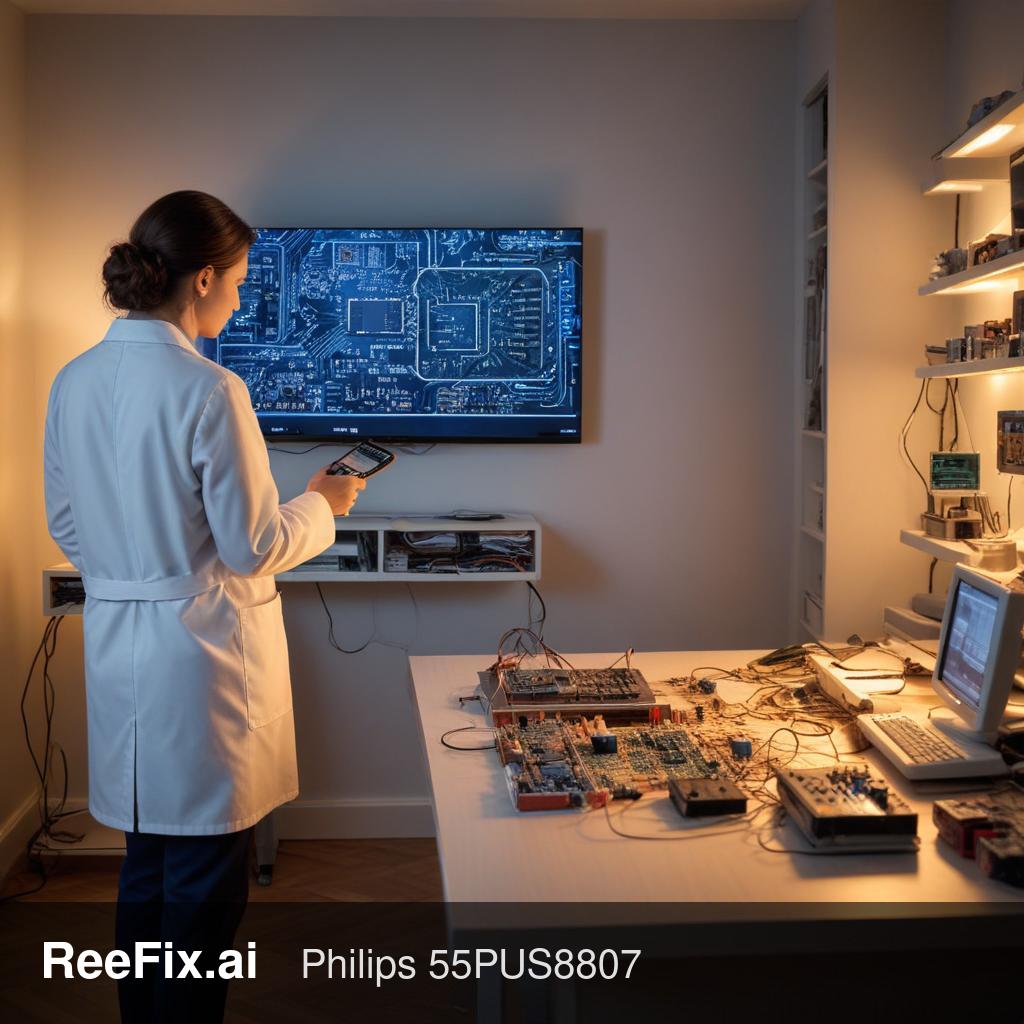Diagnostic image: Philips 55PUS8807 Ambilight: P5 Synchronization Issue