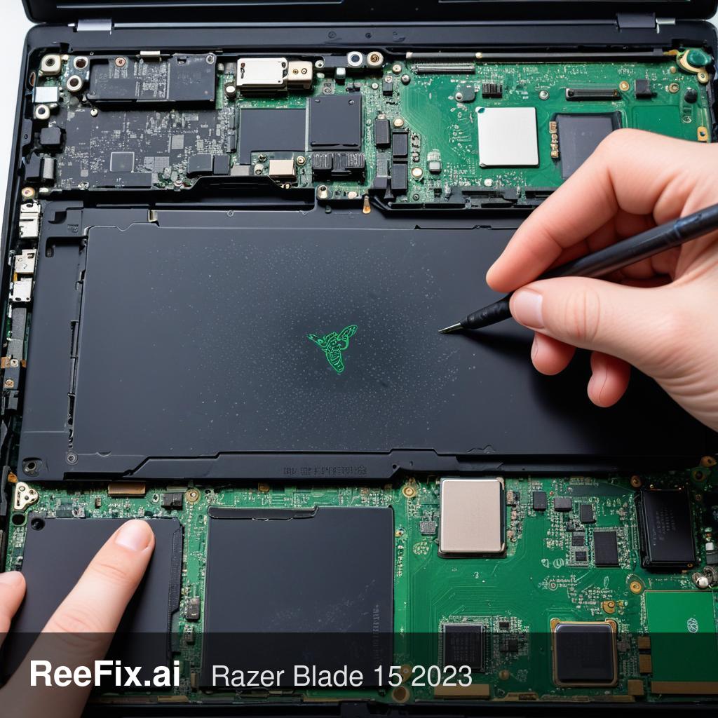 Diagnostic image: Razer Blade 15 2023 GPU Throttling: Diagnosis and Repair Guide