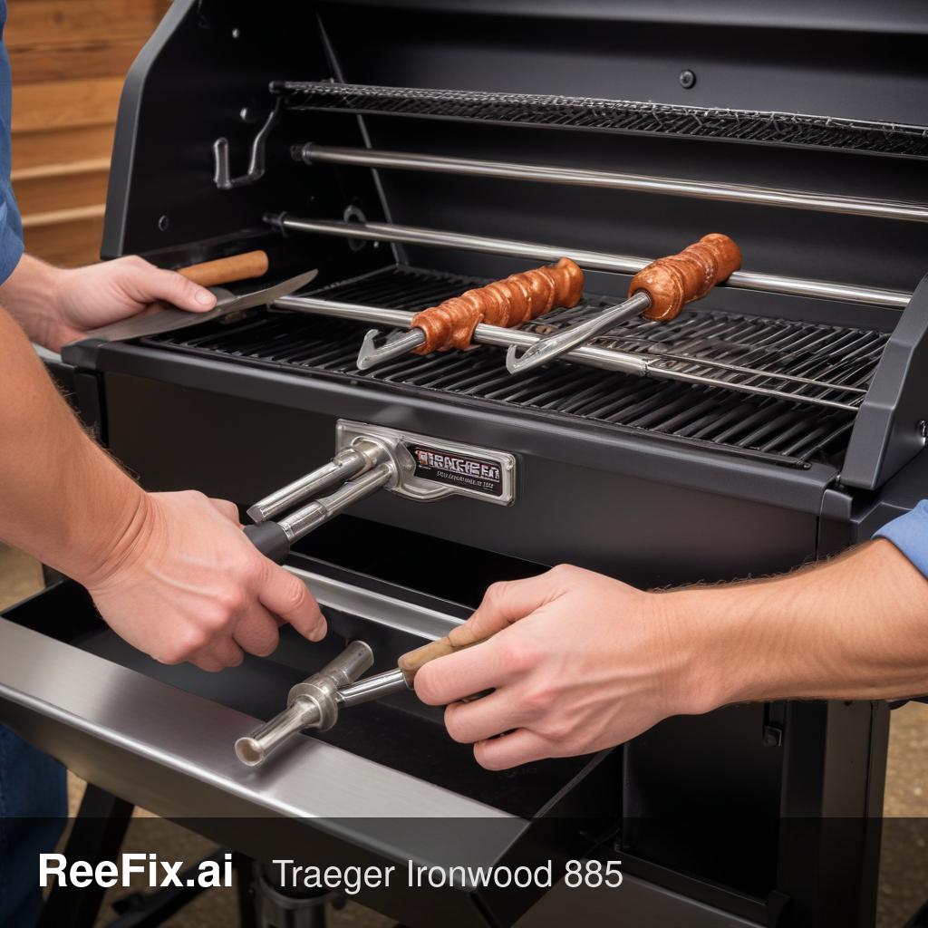 Diagnostic image: Traeger Ironwood 885 Auger Motor Not Feeding Pellets: Diagnosis