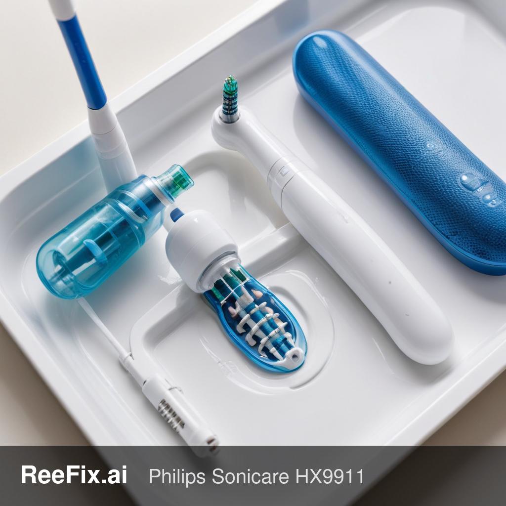 Diagnostic image: Philips Sonicare HX9911: Brush Head Not Vibrating - Diagnosis