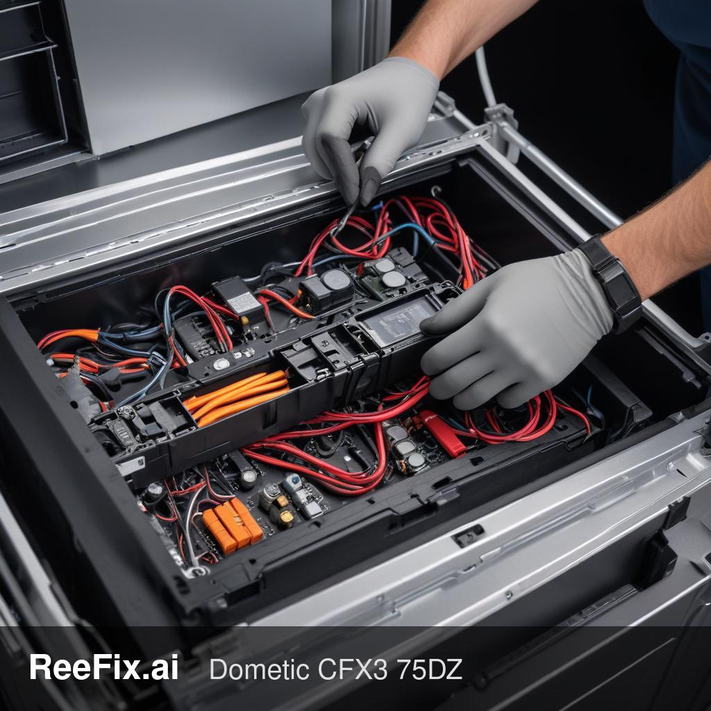Diagnostic image: Dometic CFX3 75DZ Zone 2 Not Cooling: Diagnosis and Solution