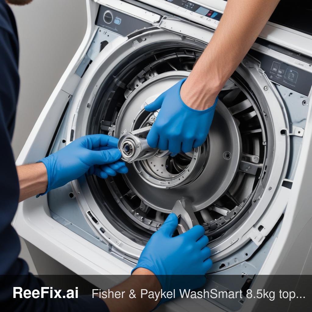 Diagnostic image: Agitator Not Spinning Diagnosis Fisher & Paykel WashSmart 8.5kg