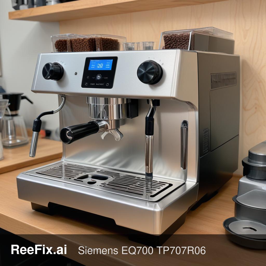 Diagnostic image: Siemens EQ700 TP707R06: Coffee Too Weak? Diagnosis and Solutions