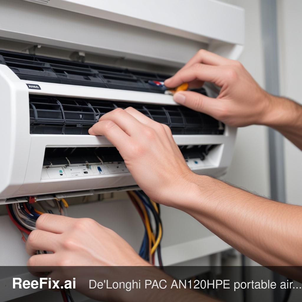 Diagnostic image: De'Longhi PAC AN120HPE E1 error: Diagnosis and Solutions