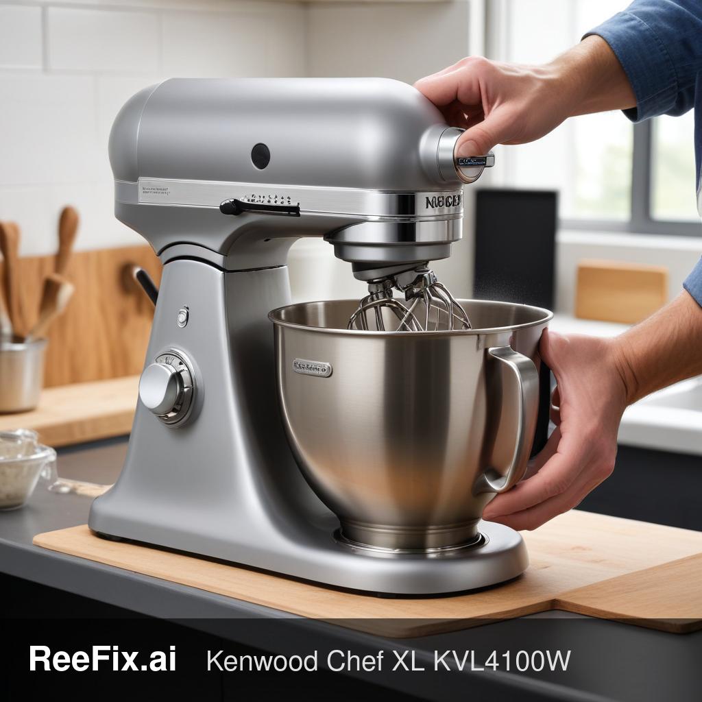 Diagnostic image: Kenwood Chef XL KVL4100W: Bowl Not Locking - Diagnosis and Solution