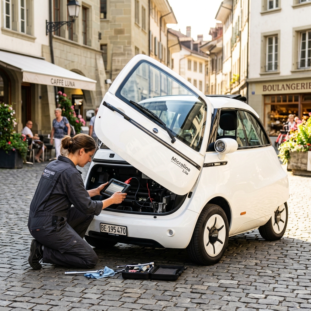 Diagnostic image: Microlino Lite Charging Problem: Onboard Charger Error Diagnosis