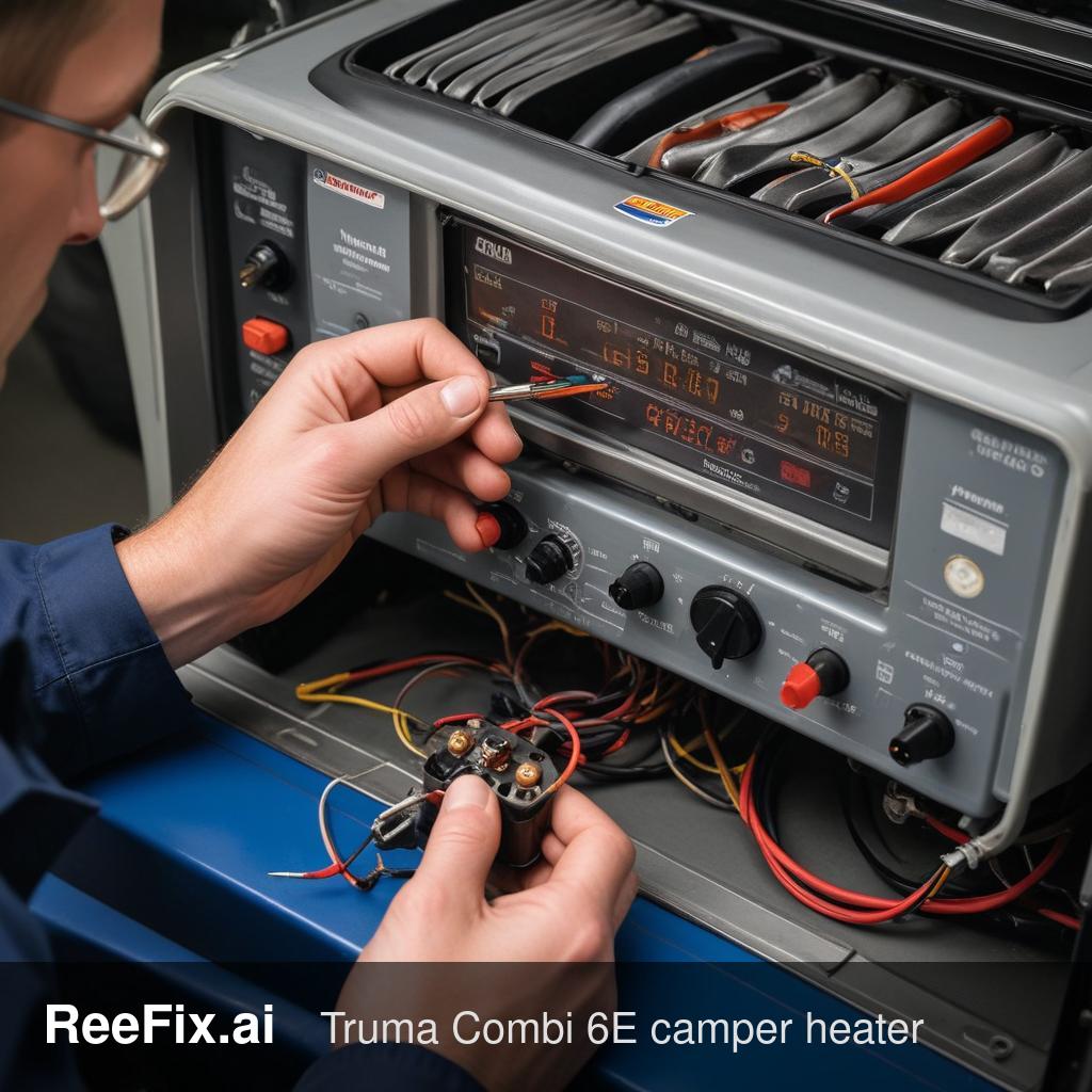 Diagnostic image: Diagnosis and Repair Guide for Truma Combi 6E Heater F6 Error