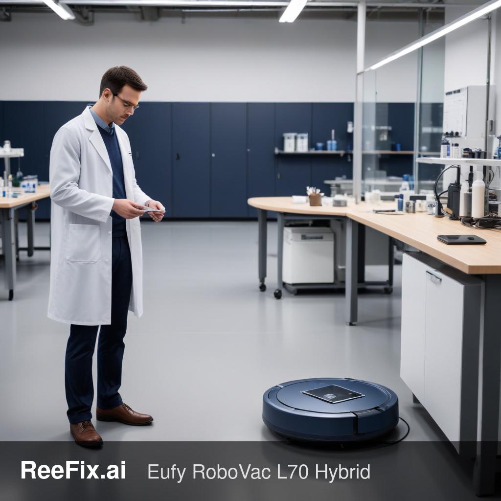 Diagnostic image: Diagnosis and Solution for Eufy RoboVac L70 Hybrid Mopping Problem