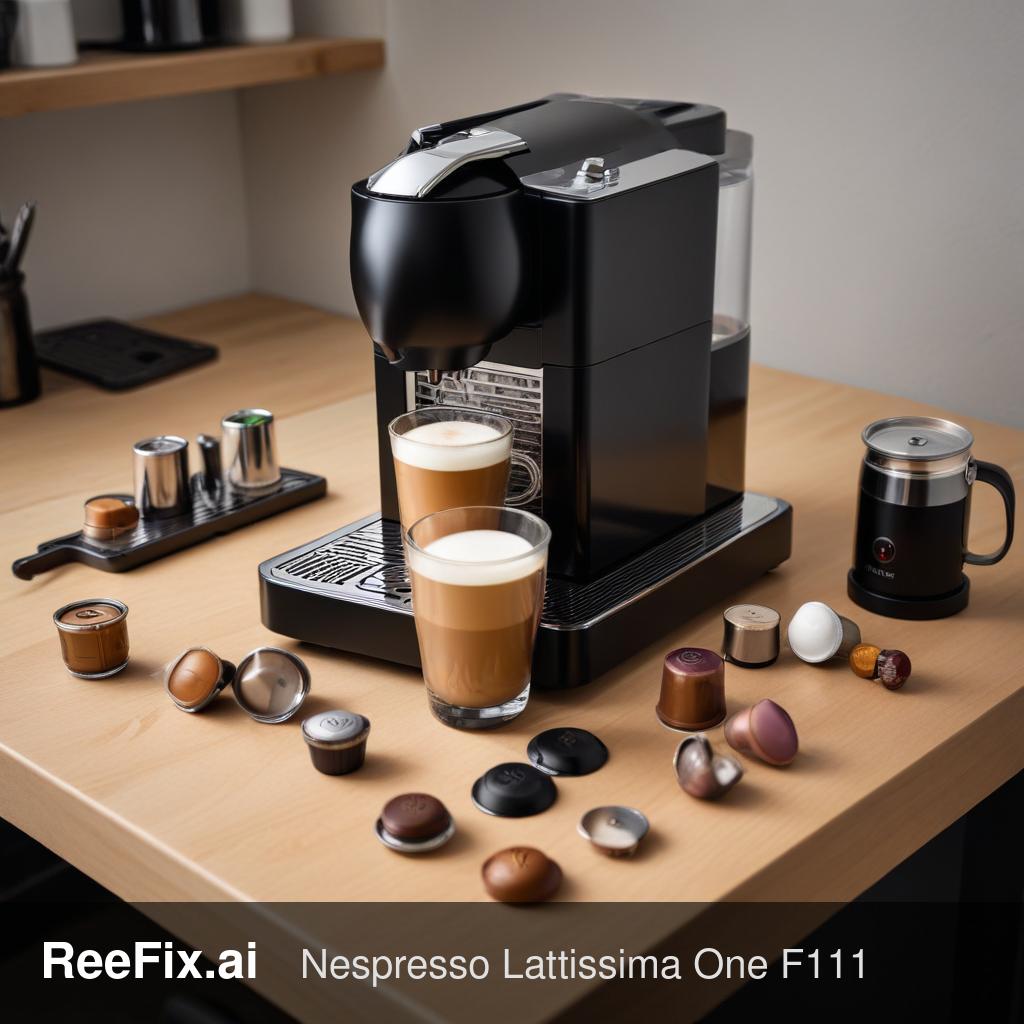 Diagnostic image: Nespresso Lattissima One F111: Milk Frother Diagnosis