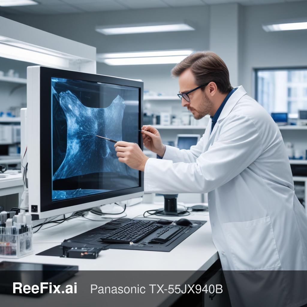 Diagnostic image: Panasonic TX-55JX940B: Guía para la desconexión WiFi