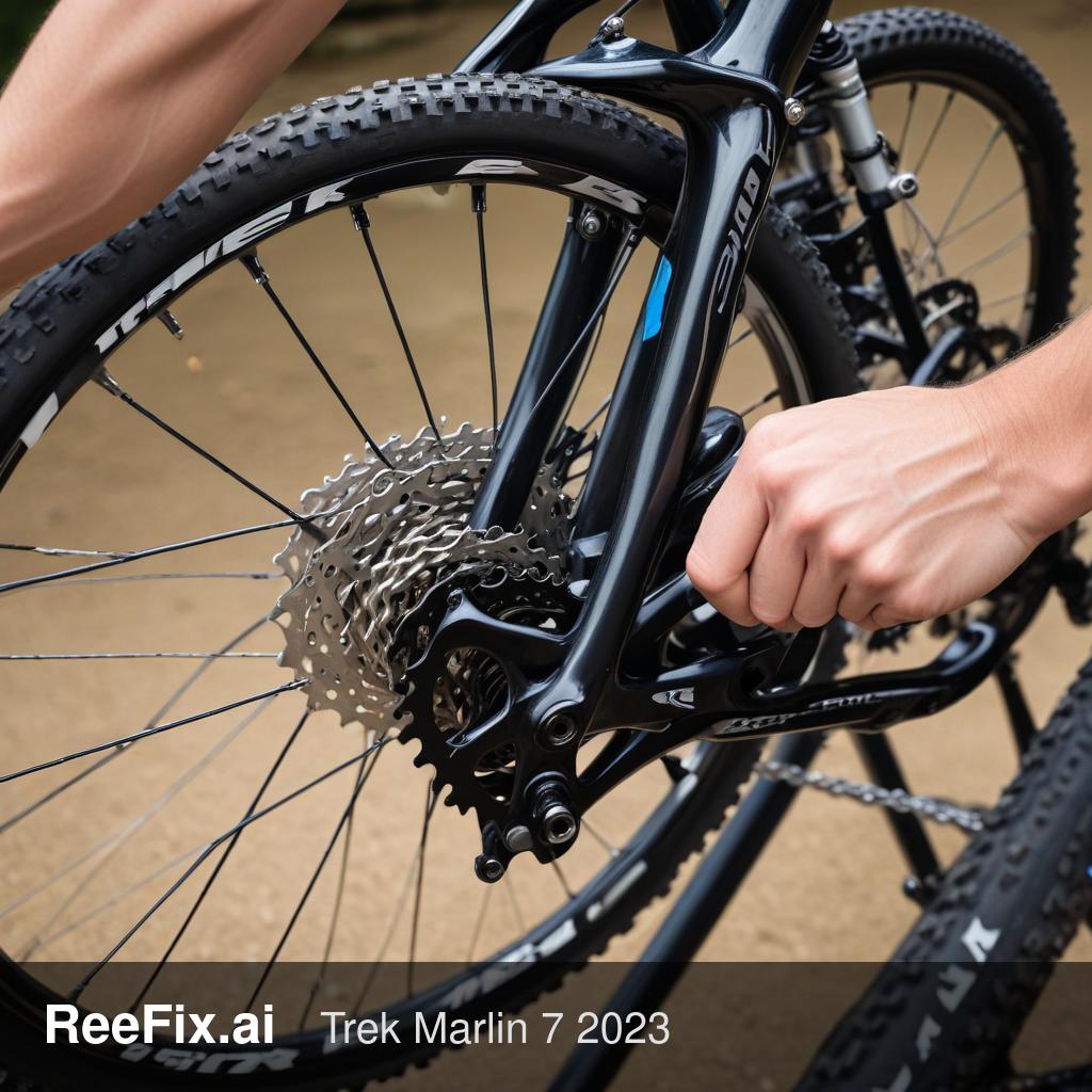 Diagnostic image: Trek Marlin 7 2023 Front Derailleur Not Indexing: Diagnosis Guide