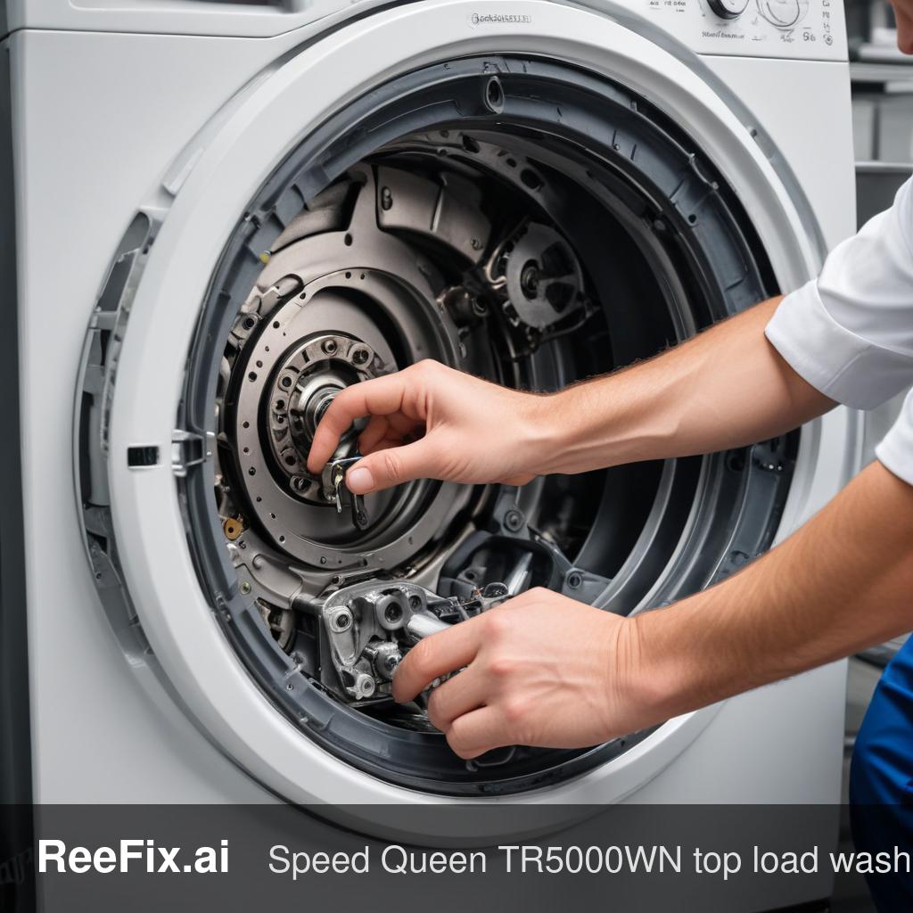 Diagnostic image: Speed Queen TR5000WN: Motor Sensor Fault Diagnosis