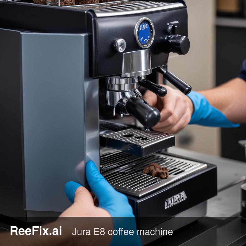 Diagnostic image: Jura E8 Coffee Grinder Adjustment Error Diagnosis