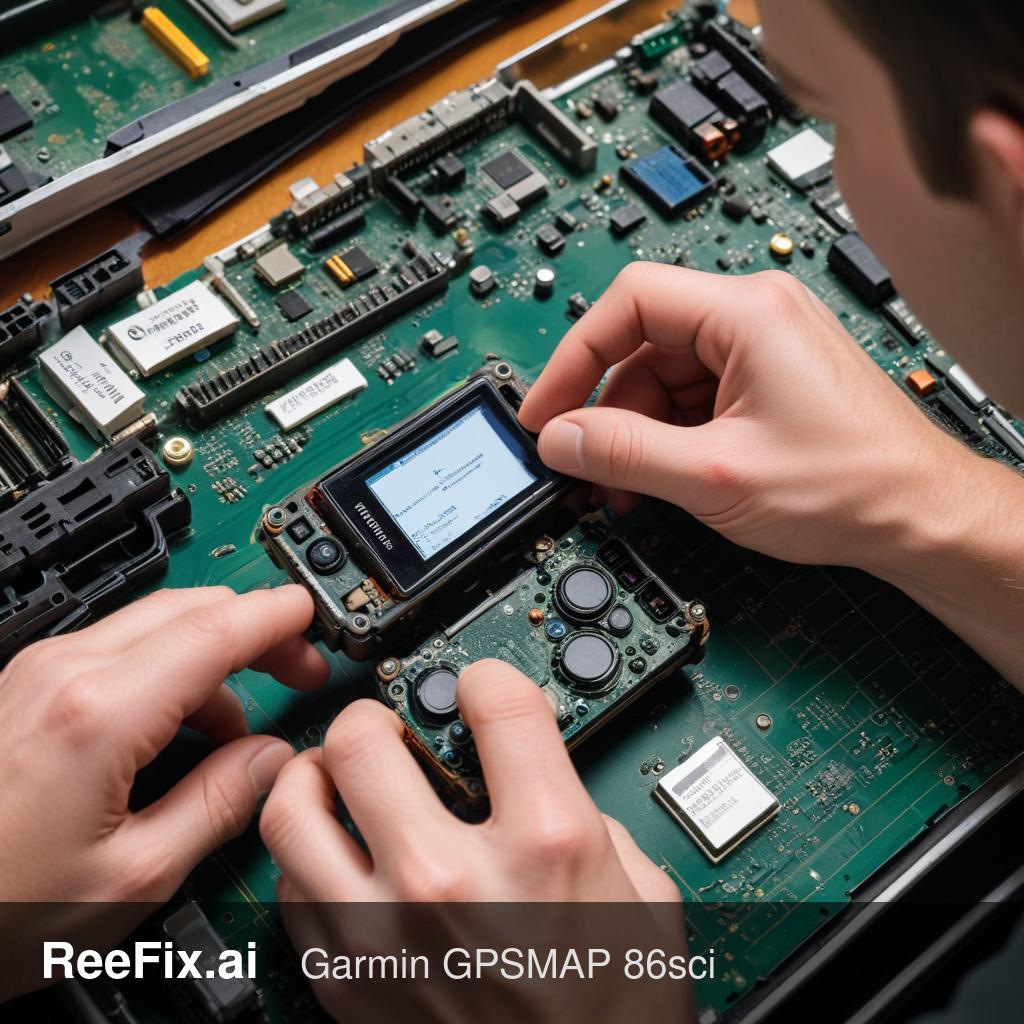 Diagnostic image: Garmin GPSMAP 86sci Does Not Load Maps: Diagnosis and Solution