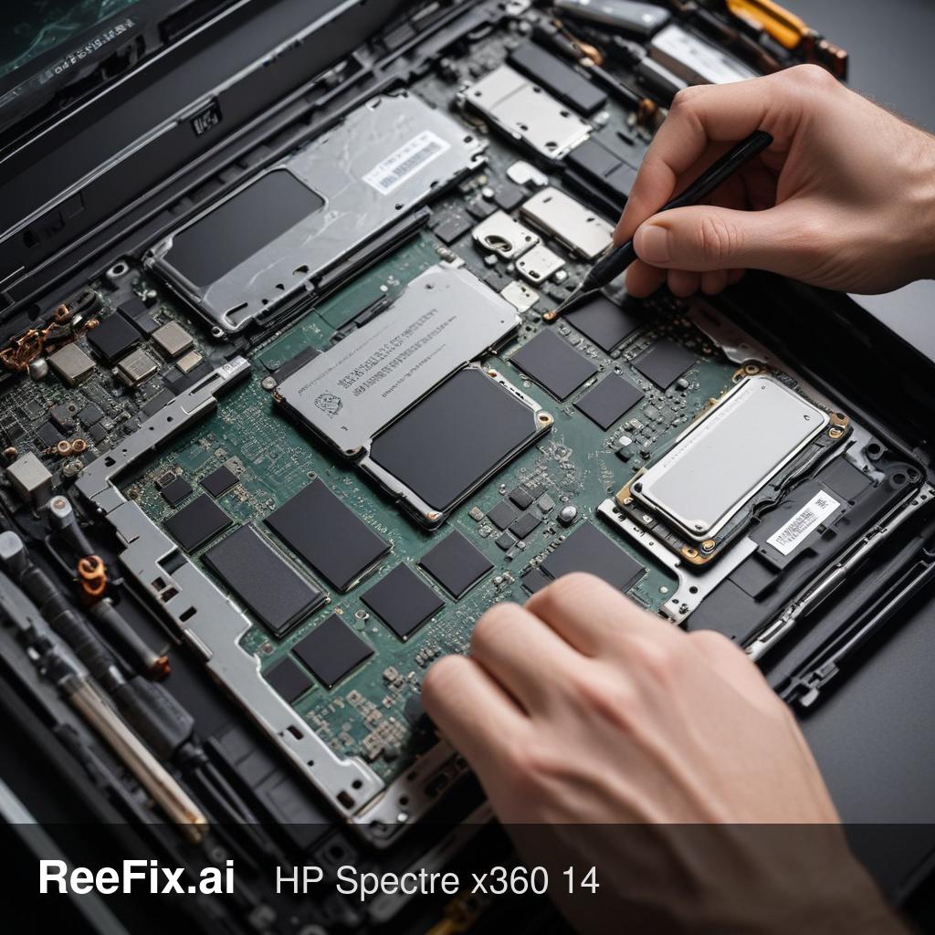 Diagnostic image: Repair Guide for Loose Hinges and Wobbly Screen on HP Spectre x360 14