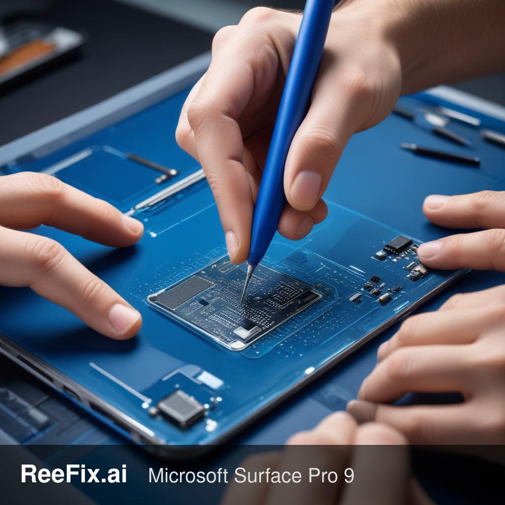 Diagnostic image: Microsoft Surface Pro 9 Type Cover Not Connecting: Troubleshooting Guide