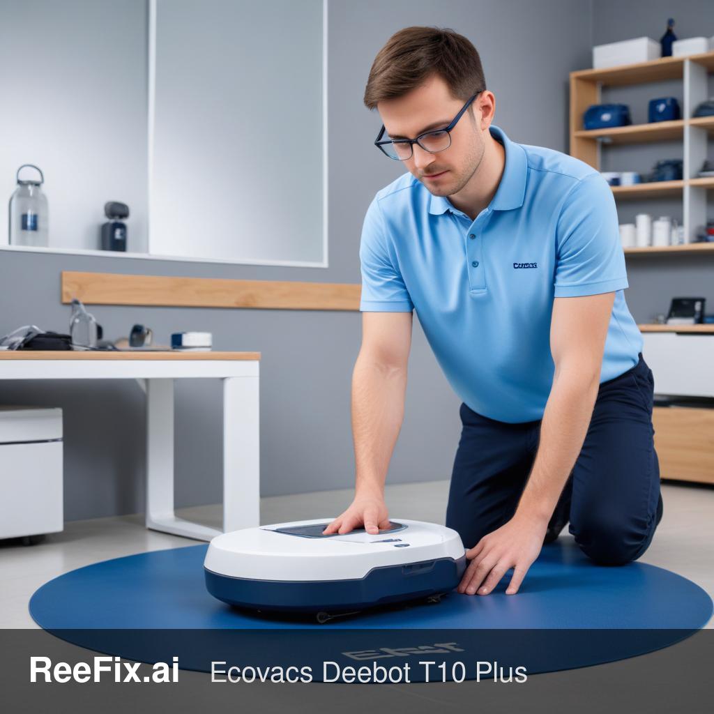 Diagnostic image: Ecovacs Deebot T10 Plus: Water Dispensing Failure Diagnosis