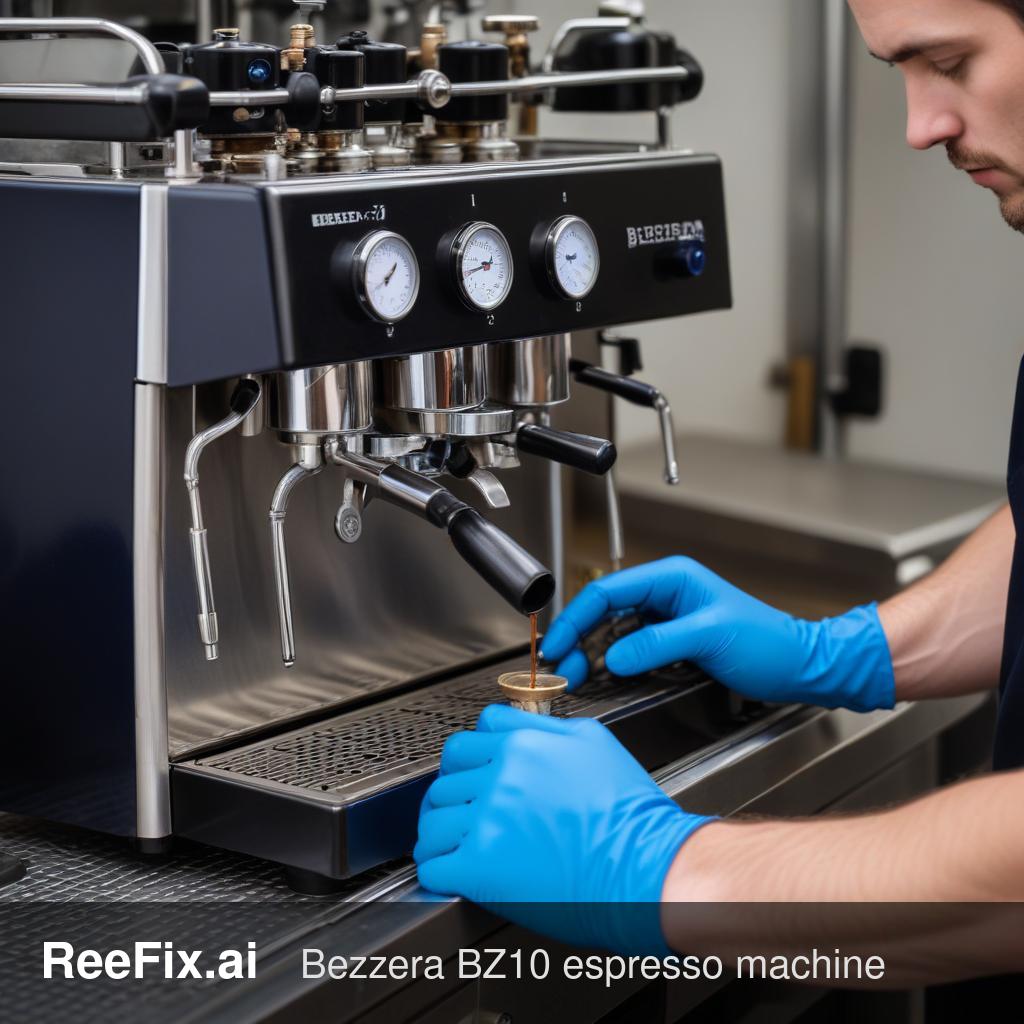 Diagnostic image: Diagnosis Guide for Bezzera BZ10 Coffee Machine Pressure Drop