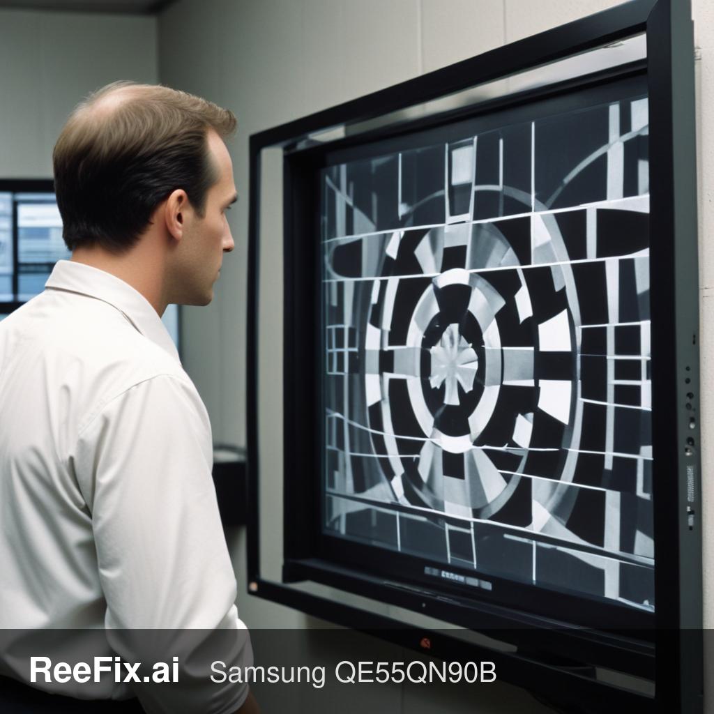 Diagnostic image: Samsung QE55QN90B: White Halos and Blooming - Diagnosis