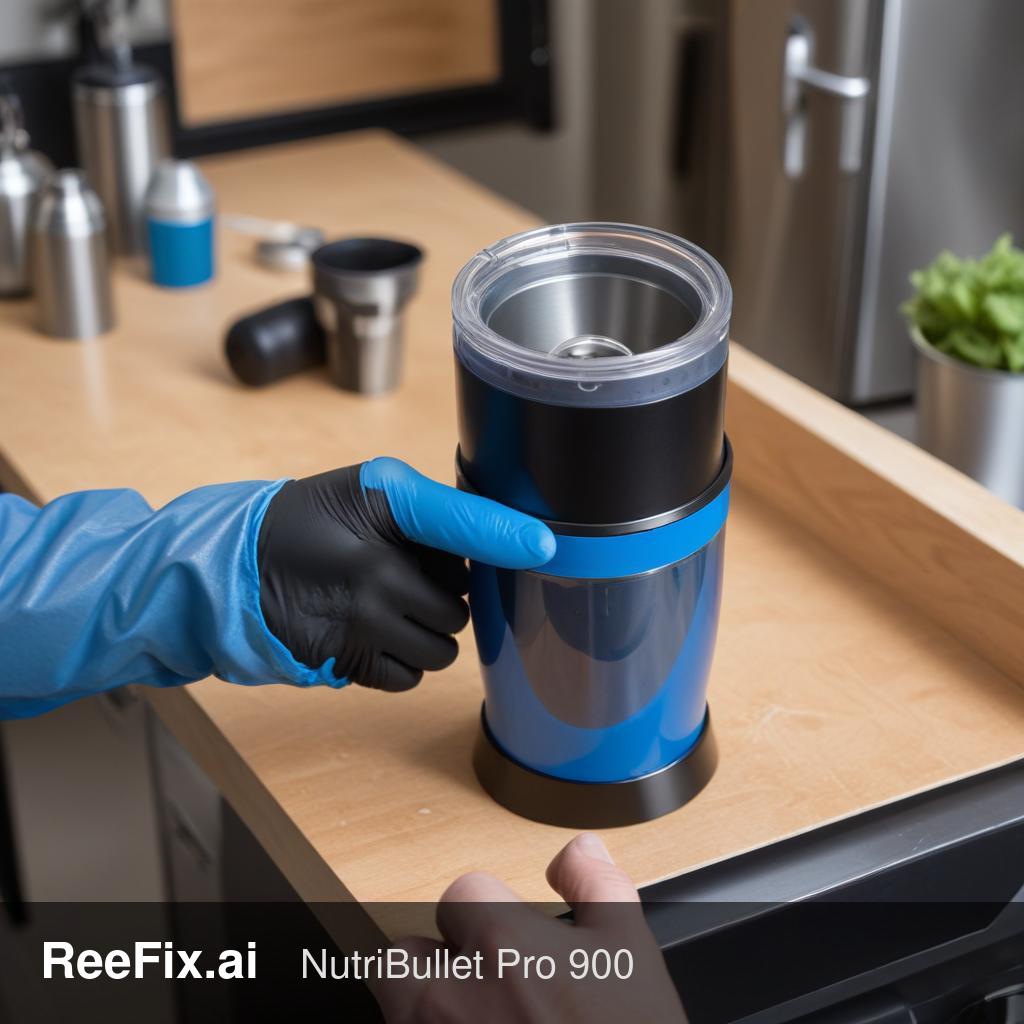 Diagnostic image: NutriBullet Pro 900: Leak from Blade Assembly, Repair Guide