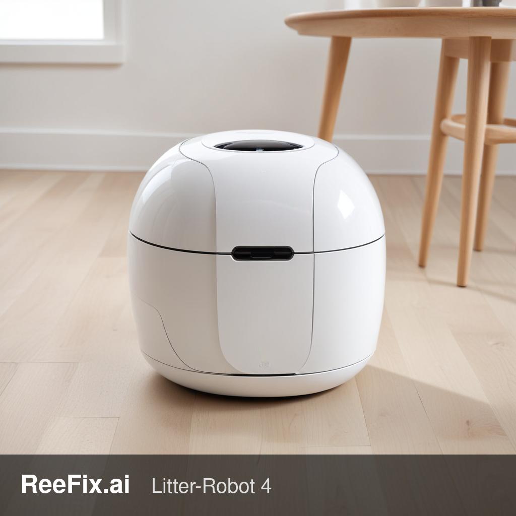 Diagnostic image: Litter-Robot 4: Flashing red LED and motor stuck diagnosis
