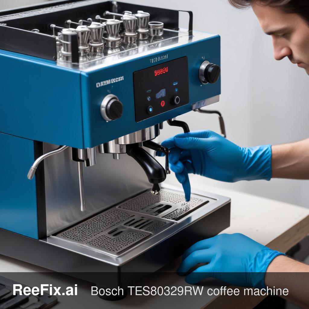 Diagnostic image: Diagnosis Descaling Error Bosch TES80329RW Coffee Machine