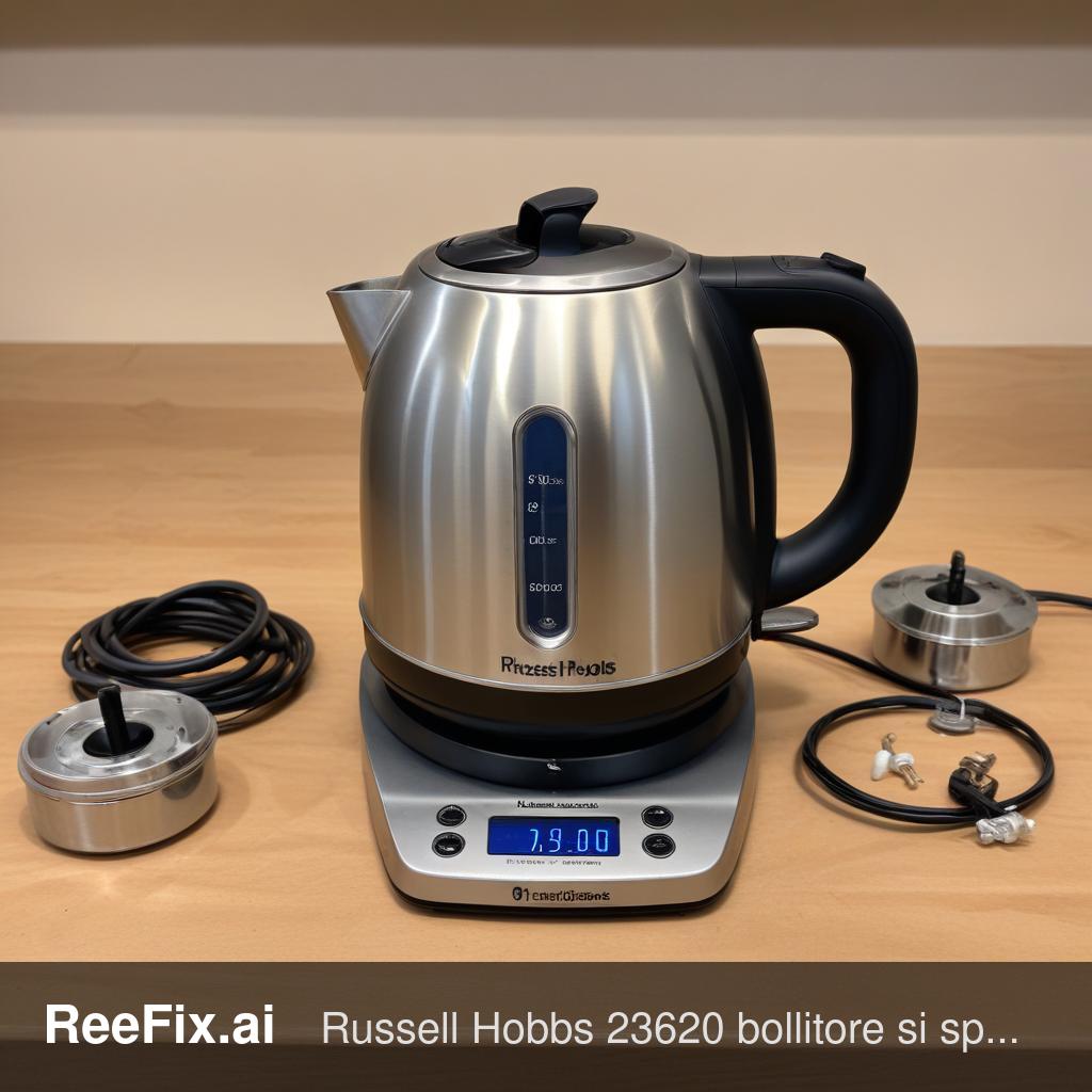 Diagnostic image: Russell Hobbs 23630 Kettle Turns Off Before Boiling: Diagnosis