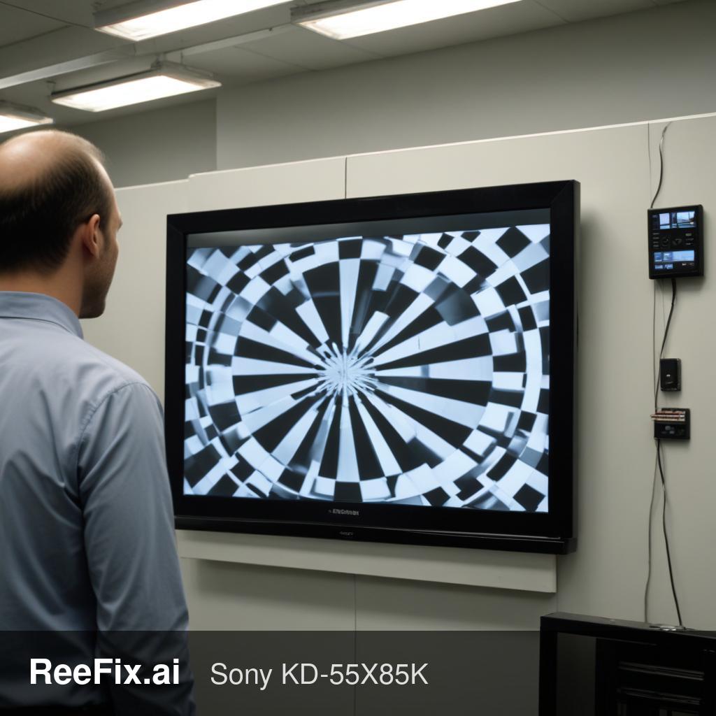 Diagnostic image: Sony KD55X85K: Black Screen and App Crashing - Solution