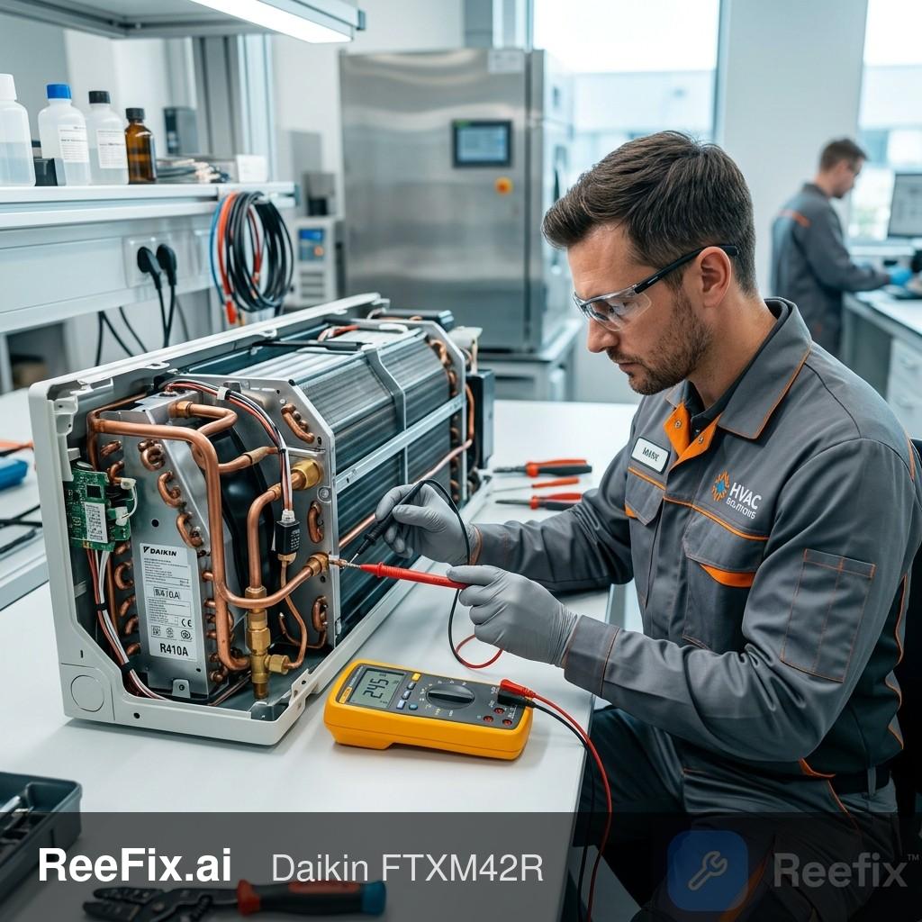 Diagnostic image: Daikin FTXM42R error C4: Diagnosis and Solution