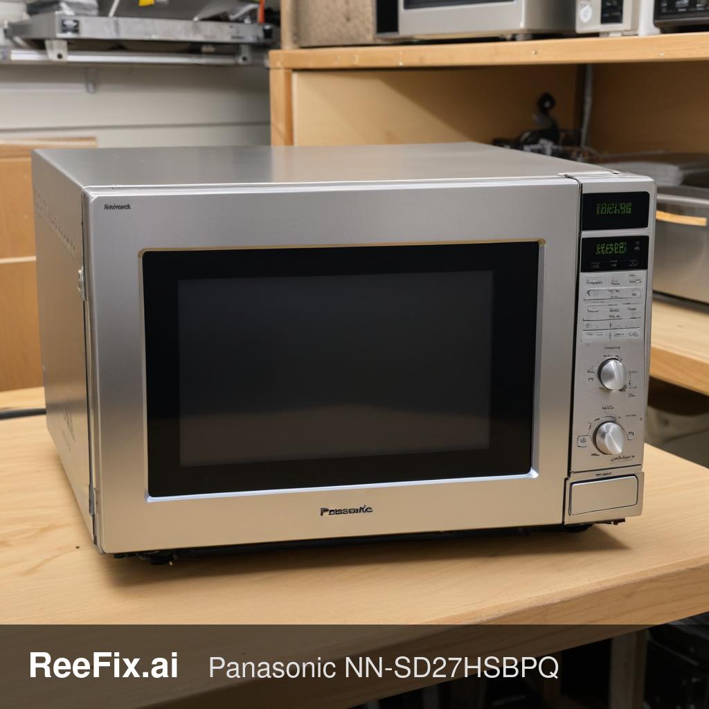 Diagnostic image: Panasonic NN-SD27HSBPQ: Door locked and latch broken - Solution