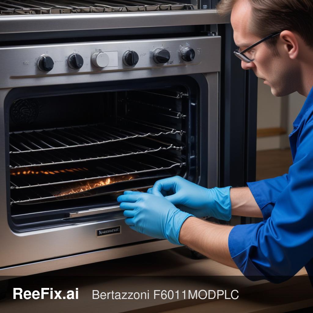 Diagnostic image: Bertazzoni F6011MODPLC Oven Door Lock Stuck - Diagnosis Guide