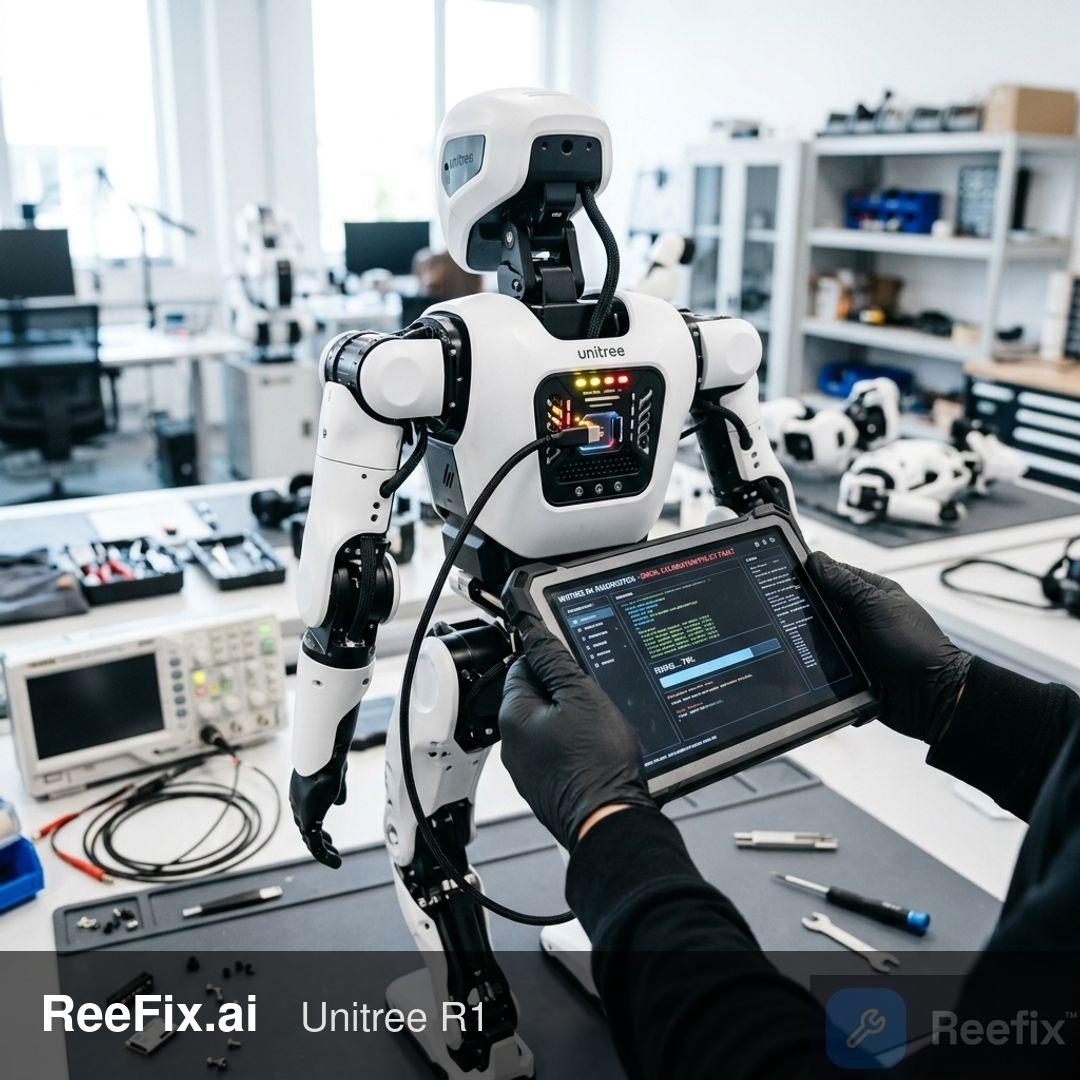 Diagnostic image: Unitree R1 Policy Calibration Error: Repair Diagnosis