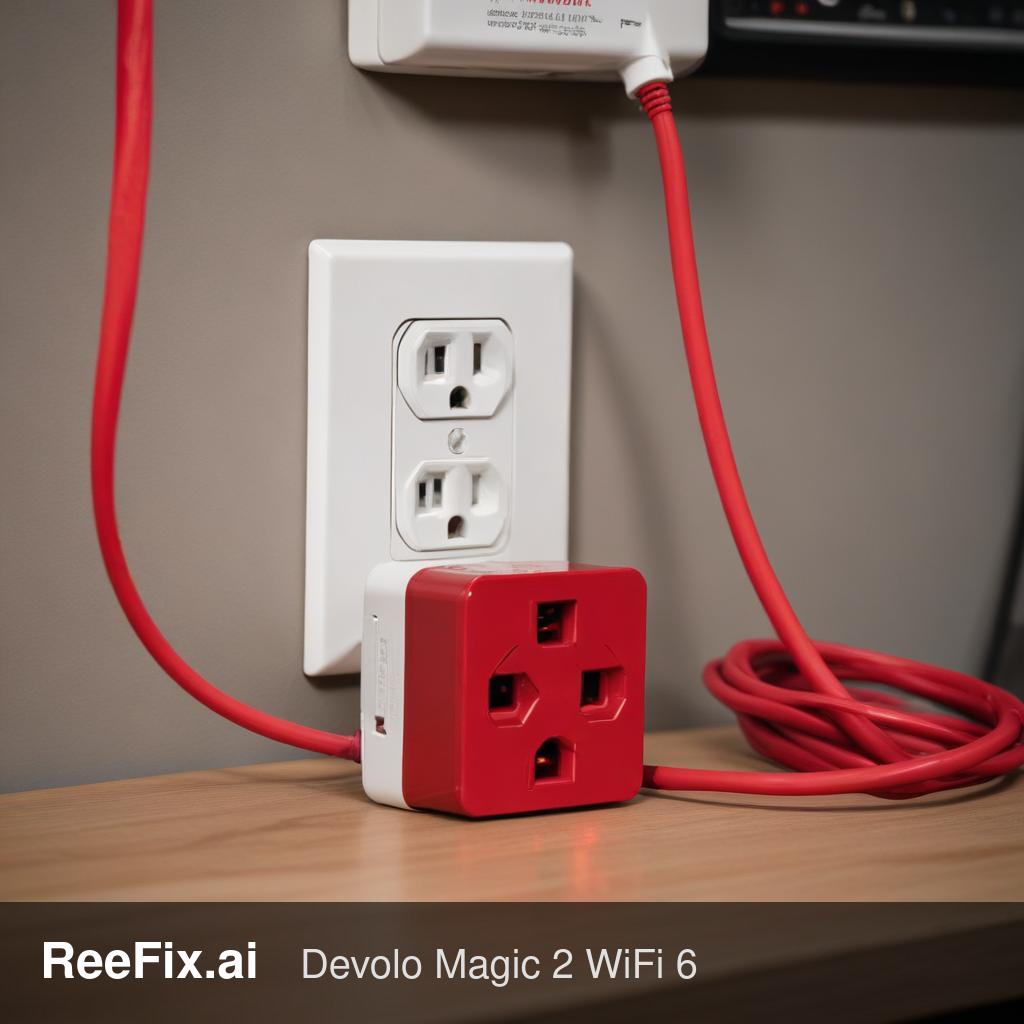 Diagnostic image: Devolo Magic 2 WiFi 6: Red LED and synchronization issues