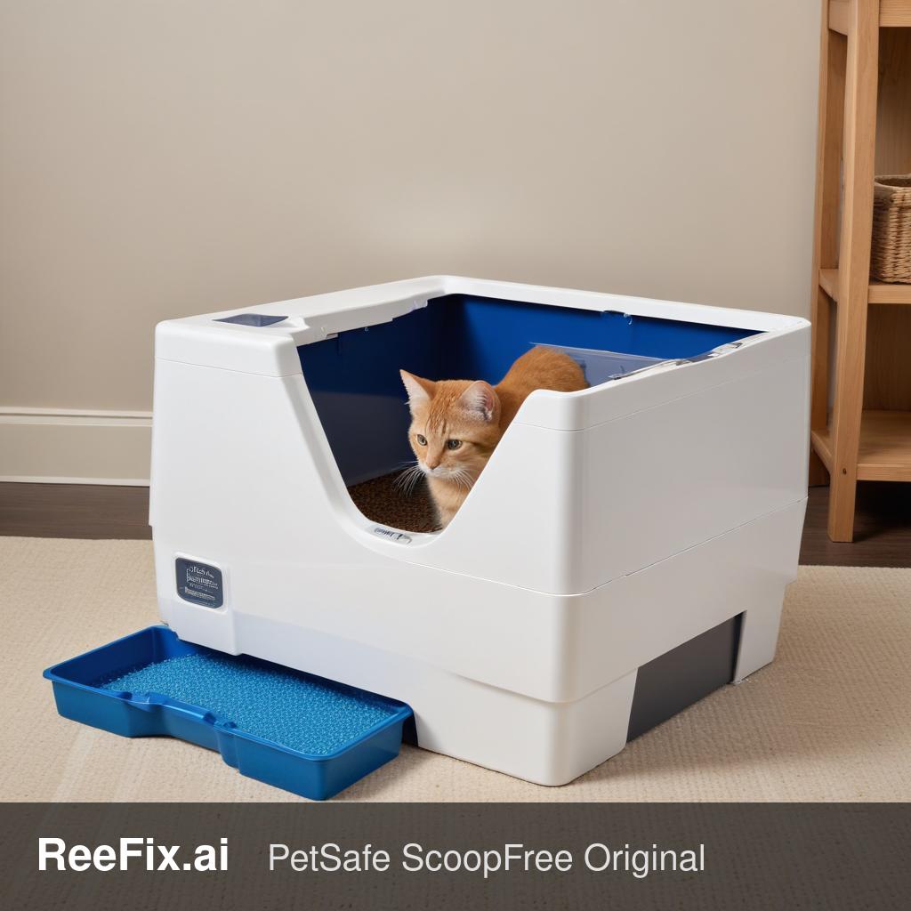 Diagnostic image: PetSafe ScoopFree Original: Rake Stuck and Diagnosis